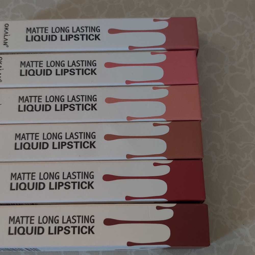 Okalan Matte liquid lipsticks ( set of 6)